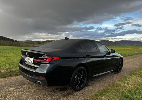 BMW Seria 5 cena 225000 przebieg: 21200, rok produkcji 2021 z Gostyń małe 781